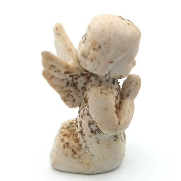 Ceramic Angel Figure Vintage Kneeling Praying Japan Holiday Christmas 2.25 Inch - Picture 6 of 14